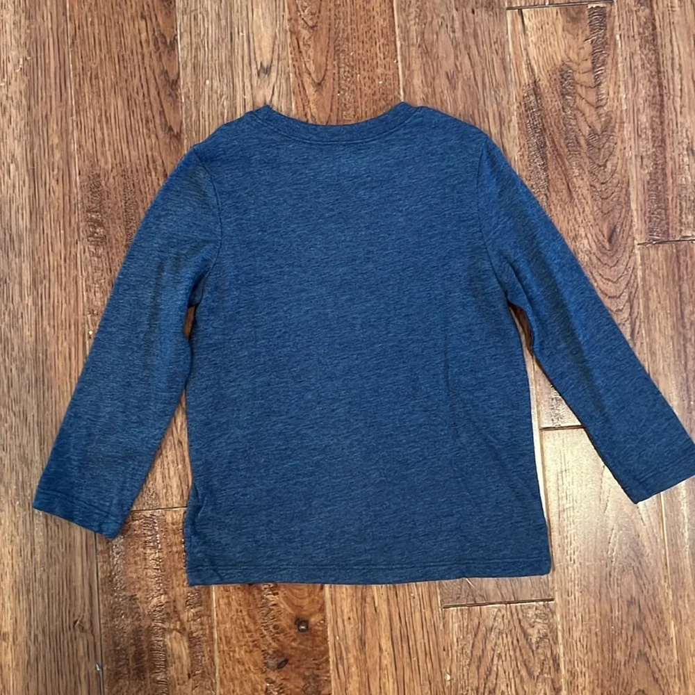Navy Blue Long Sleeved Shirt Size 4T